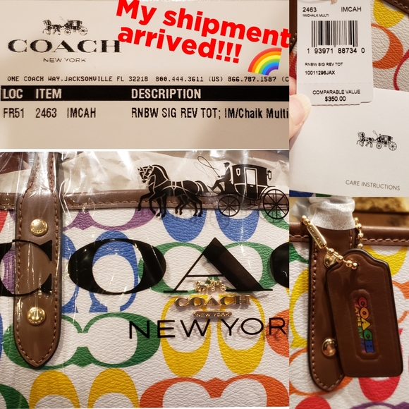 **SOLD** NEW Coach Reversible Tote & Pre-Loved Mug - Picture 8 of 12